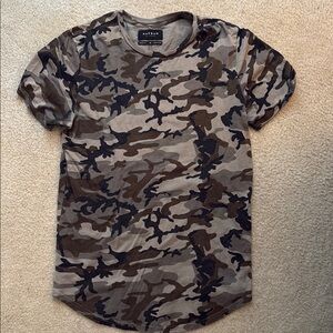 PacSun Brown and Black Short Sleeve Tee